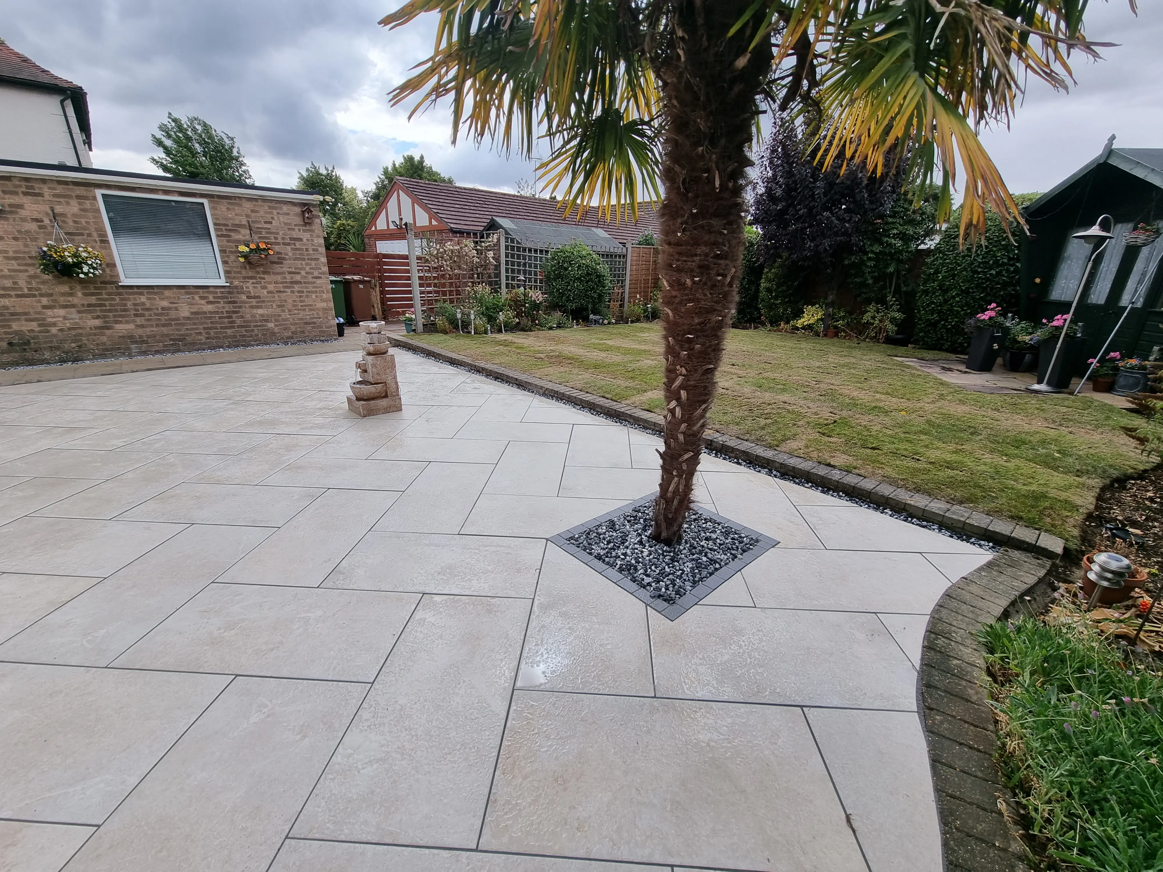 NJ groundworks porcelain patio paving slabs peterborough natural patio sandstone mix pack cheap block paving grouting garden transformation cheap concrete paving landscaping